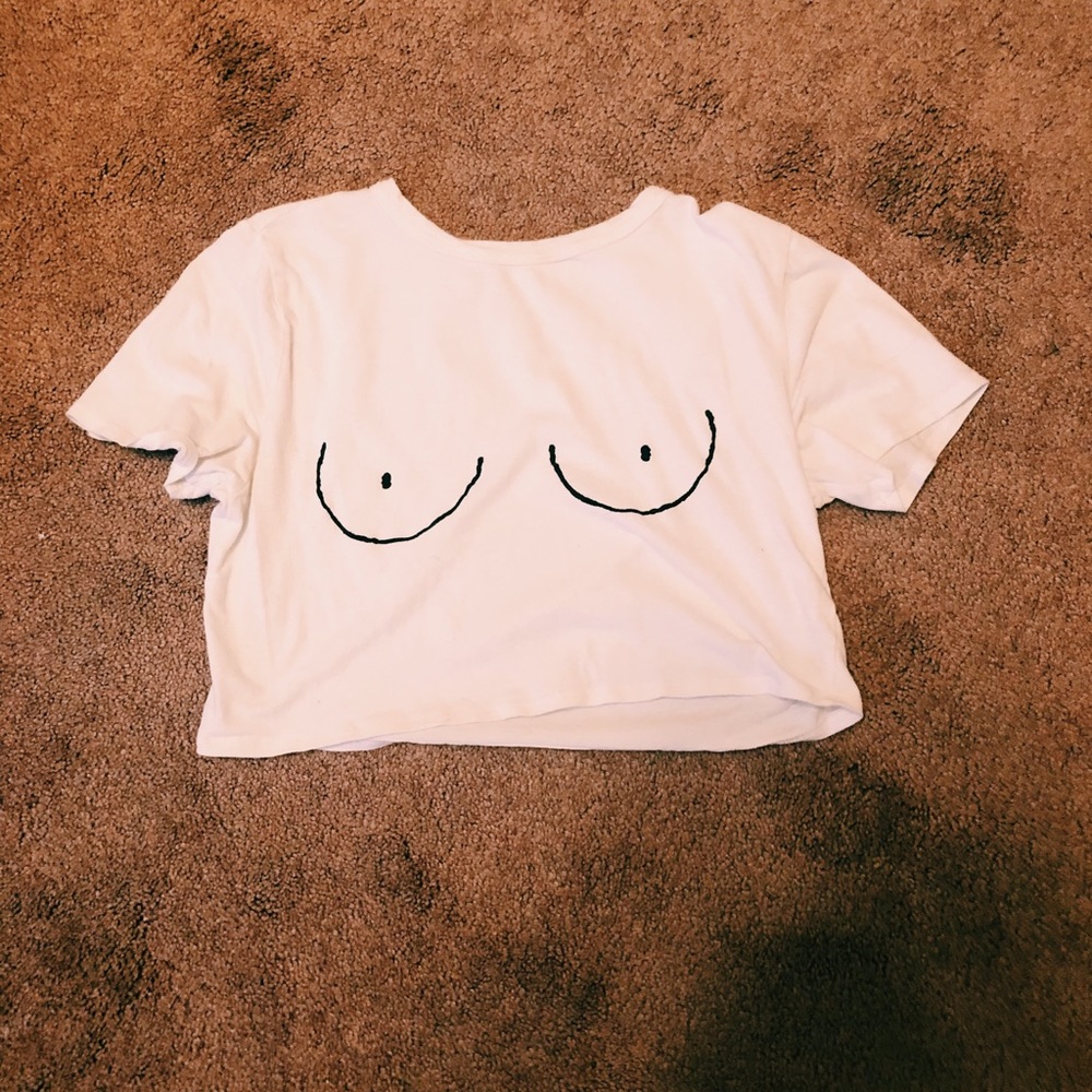 Titties cropped top